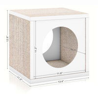 Katsquare Cube Scratching Post, White (pre-order ships 8/31)