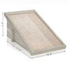 Katzone Scratching Ramp with Free Silvervine Catnip, Aspen Grey (pre-order ships 8/31)