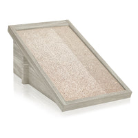 Katzone Scratching Ramp with Free Silvervine Catnip, Aspen Grey