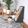 Katzone Scratching Ramp with Free Silvervine Catnip, Charcoal Black (pre-order ships 8/31)