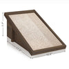 Katzone Scratching Ramp with Free Silvervine Catnip, Royal Walnut