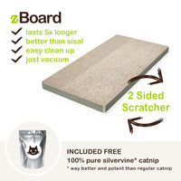 Katland Simple Cat Scratcher with Free Silvervine Catnip, London Grey (Refill for incline scratcher & litter box) (pre-order ships 7/31)
