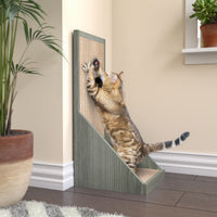 Katrise Standing Cat Scratcher, London Grey (pre-order ships 8/31)
