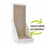 Katrise Standing Cat Scratcher, White (pre-order ships 8/31)
