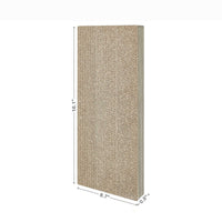 Katwall Wall Scratching Post with Free Silvervine Catnip, Aspen Grey (pre-order ships 7/31)