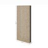 Katwall Wall Scratching Post with Free Silvervine Catnip, Charcoal Black (pre-order ships 7/31)