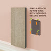 Katwall Wall Scratching Post with Free Silvervine Catnip, Charcoal Black (pre-order ships 7/31)