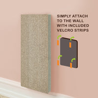 Katwall Wall Scratching Post with Free Silvervine Catnip, London Grey (2 units left!)