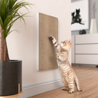 Premium Wall Cat Scratcher 2 Pack with Free Silvervine Catnip, White (pre-order ships 8/31)