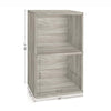 Marley 2-Shelf Vinyl Record Storage, Aspen Grey (pre-order ships 8/31)