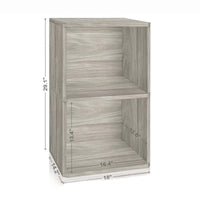 Marley 2-Shelf Vinyl Record Storage, Aspen Grey (pre-order ships 8/31)