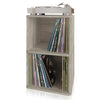 Marley 2-Shelf Vinyl Record Storage, Aspen Grey (pre-order ships 8/31)