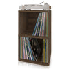 Marley 2-Shelf Vinyl Record Storage, Royal Walnut (pre-order ships 8/31)