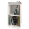Marley 2-Shelf Vinyl Record Storage, White (pre-order ships 8/31)