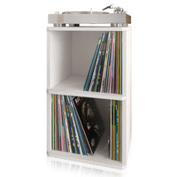 Marley 2-Shelf Vinyl Record Storage, White