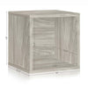 Dylan Single Cube Vinyl Record Storage, Aspen Grey (New Color) (pre-order ships 12/30)