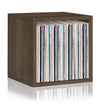 Dylan Single Cube Vinyl Record Storage, Royal Walnut (New Color) (4 units left!)