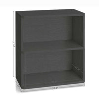 Duo Rectangle Storage Shelf,  Charcoal Black (New Color) (pre-order ships 8/31)