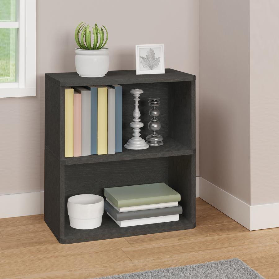 Duo Rectangle Storage Shelf,  Charcoal Black (New Color) (pre-order ships 8/31)