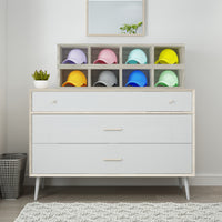 Baseball Hat Stackable Shelf, Aspen Grey