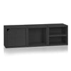 black bookshelves, black storage cubes, black cube storage, black cubbies, black cubby storage, black storage cube, black cube bookcase, black stackable storage cubes, black cube with door