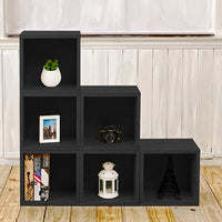 black bookshelves, black storage cubes, black cube storage, black cubbies, black cubby storage, black storage cube, black cube bookcase, black stackable storage cubes