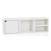 white bookshelves, white storage cubes, white cube storage, white cubbies, white cubby storage, white storage cube, white cube bookcase, white stackable storage cubes, white cube with door