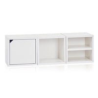 white bookshelves, white storage cubes, white cube storage, white cubbies, white cubby storage, white storage cube, white cube bookcase, white stackable storage cubes, white cube with door