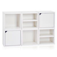 white bookshelves, white storage cubes, white cube storage, white cubbies, white cubby storage, white storage cube, white cube bookcase, white stackable storage cubes, white cube with shelf