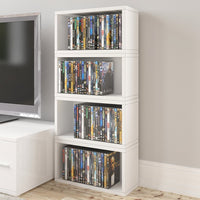 storage, box, organizer, PS4, video game, media, shelf, furniture Blu-ray