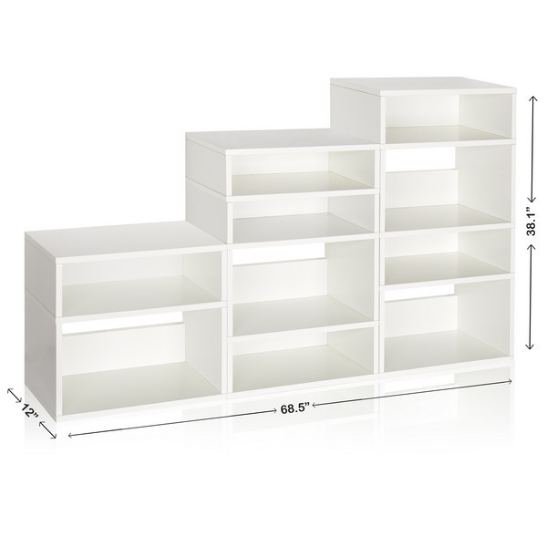 white-cubby-ladder-bookcase-dimensions