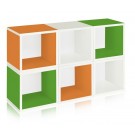 green-orange-white-stackable-storage-cube