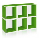 green-stackable-storage-cubes