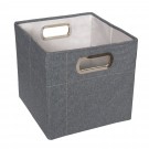 grey storage basket