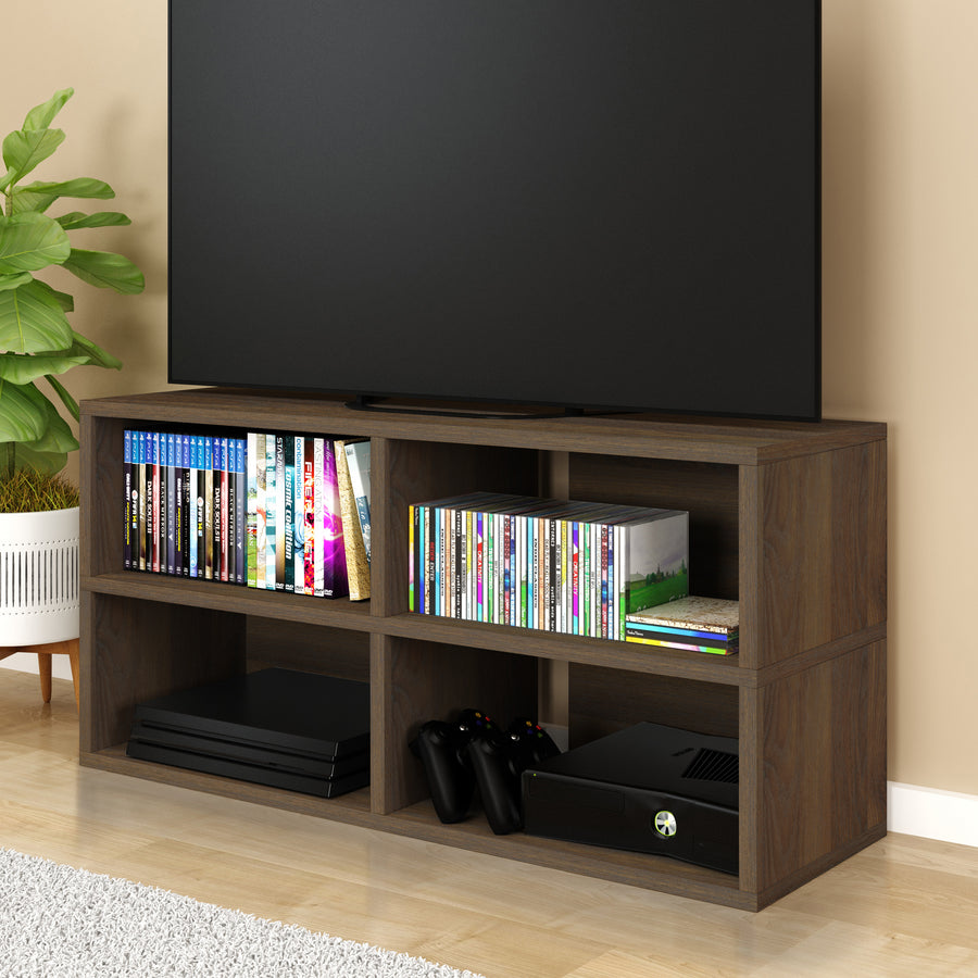 Versa Multimedia TV Console, Royal Walnut (New Color)