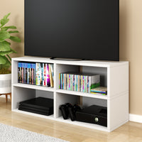 Versa Multimedia TV Console, White (New Color)