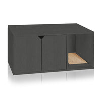 Katville Litter Box Enclosure, Charcoal Black (New Color) (pre-order ships 9/26)
