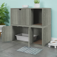 Katville Litter Box Enclosure, London Grey (New Color) (pre-order ships 7/30)