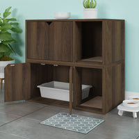 Katville Litter Box Enclosure, Royal Walnut (New Color)