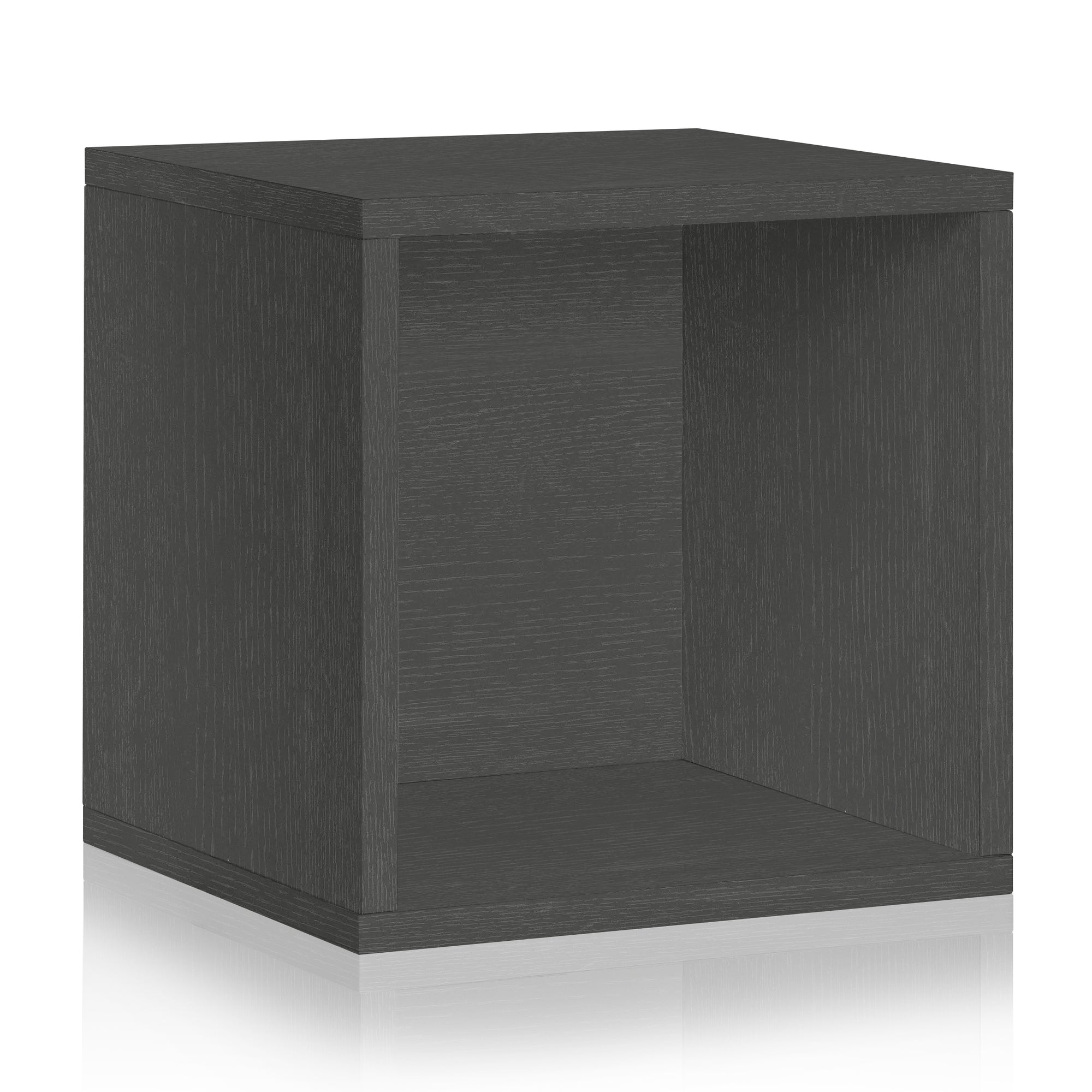 Dylan Single Cube Vinyl Record Storage, Charcoal Black (New Color)