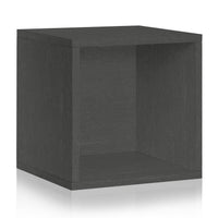 Dylan Single Cube Vinyl Record Storage, Charcoal Black (New Color)