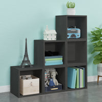 Dylan Single Cube Vinyl Record Storage, Charcoal Black (New Color)