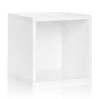 Dylan Single Cube Vinyl Record Storage, White (New Color)